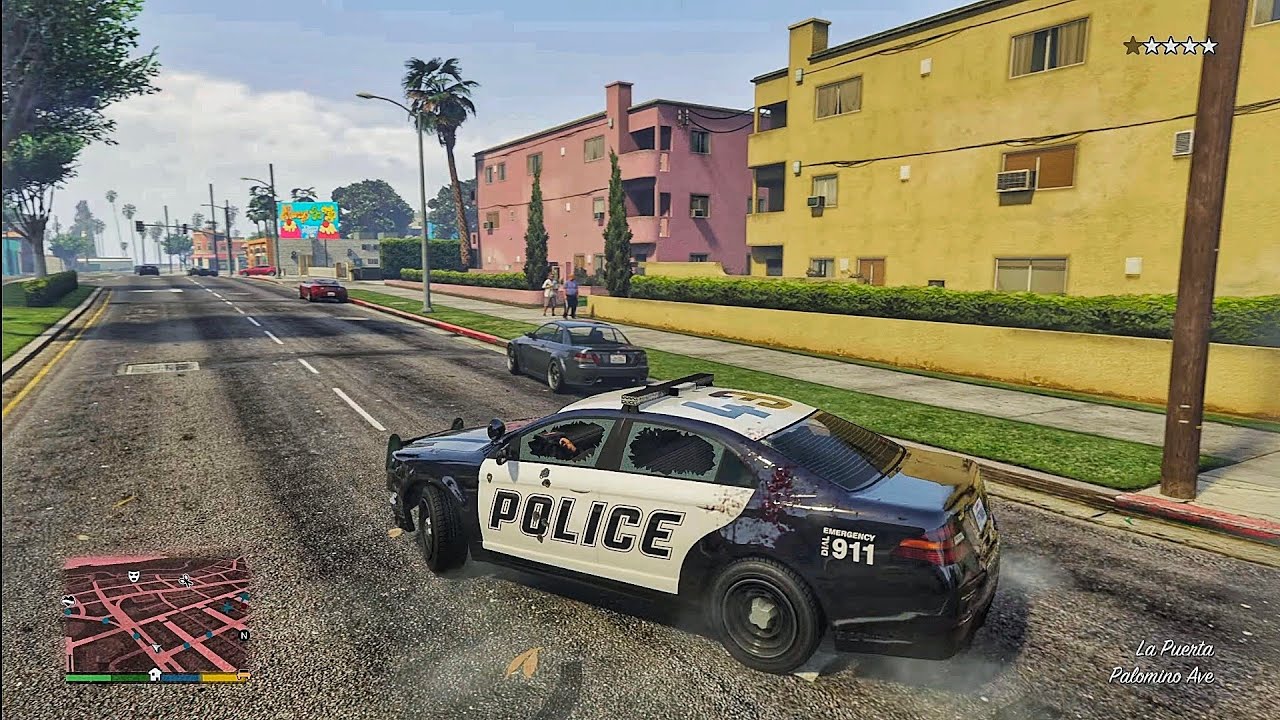 Grand Theft Auto V PS5 Free-roam Gameplay 