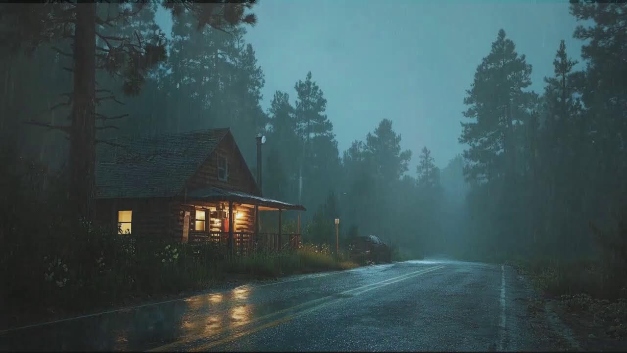 Heavy Rain and Thunder Sound Designed to Trigger Instant Deep Sleep