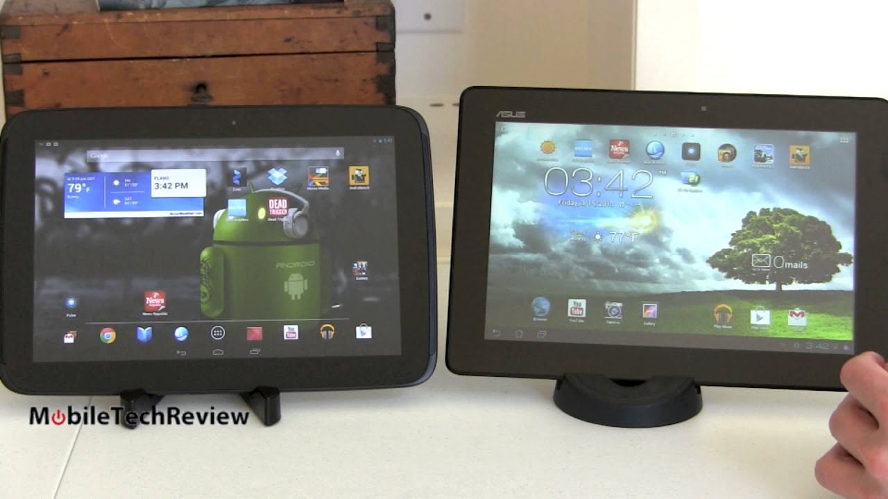 Google Nexus 10 vs Asus MeMO Pad Smart 10 Comparison Smackdown