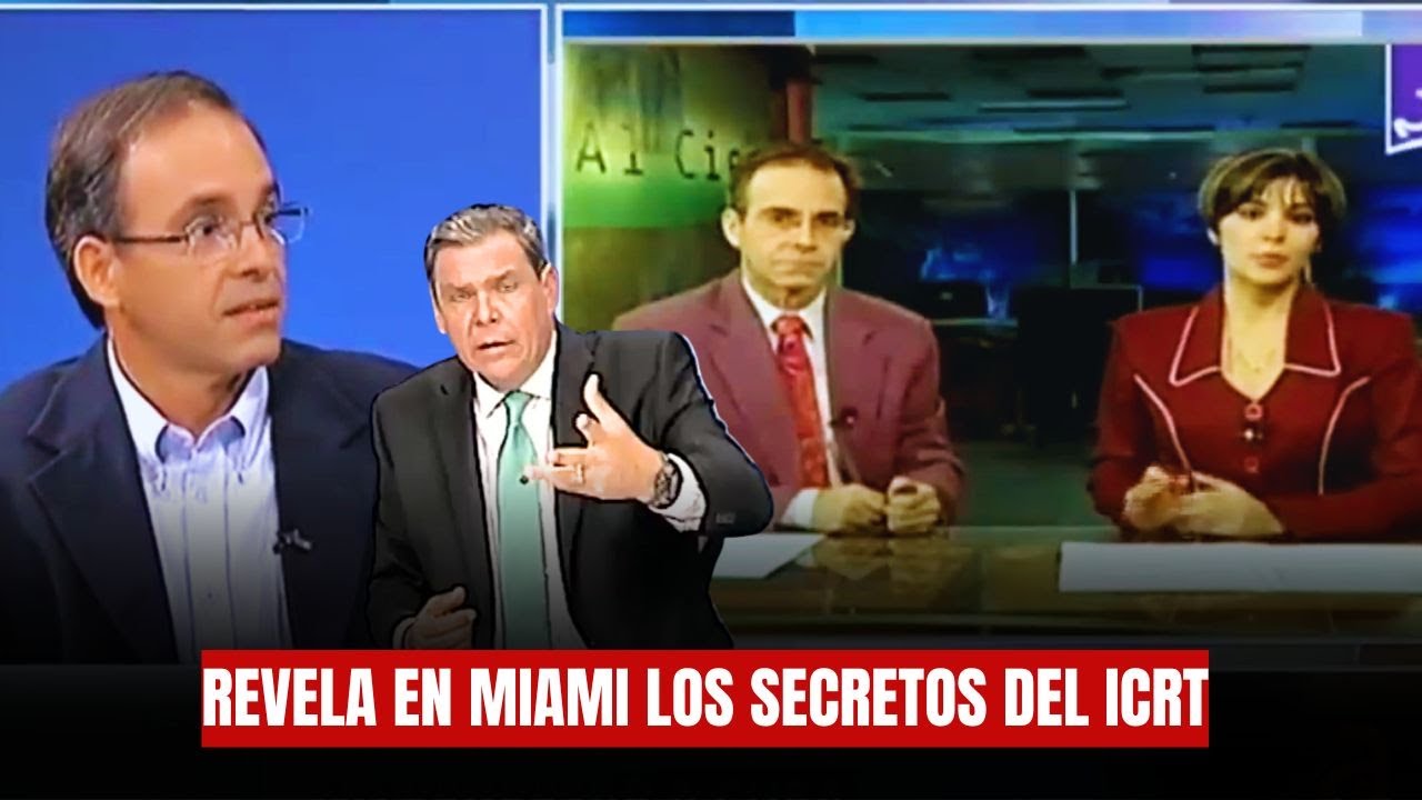 Presentador del Noticiero de la TV Cubana REVELA EN MIAMI LOS SECRETOS DEL ICRT