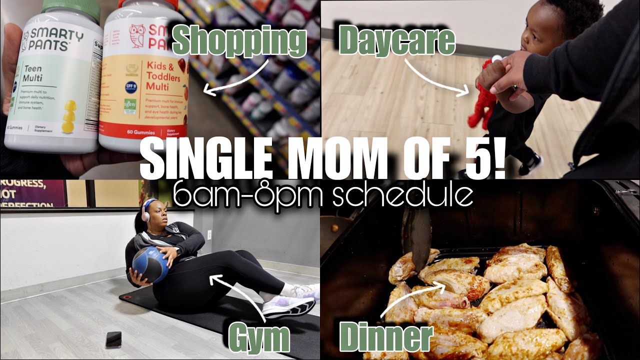 Legendari's First time in child care! | DAY IN THE LIFE OF A SINGLE MOM OF 5 AFTER BREAK UP!