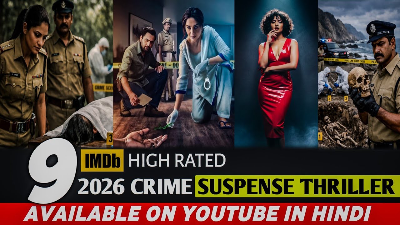 Top 9 South Murder Suspense Thriller Movies On YouTube In Hindi | 2026 South Indian Movies In Hindi