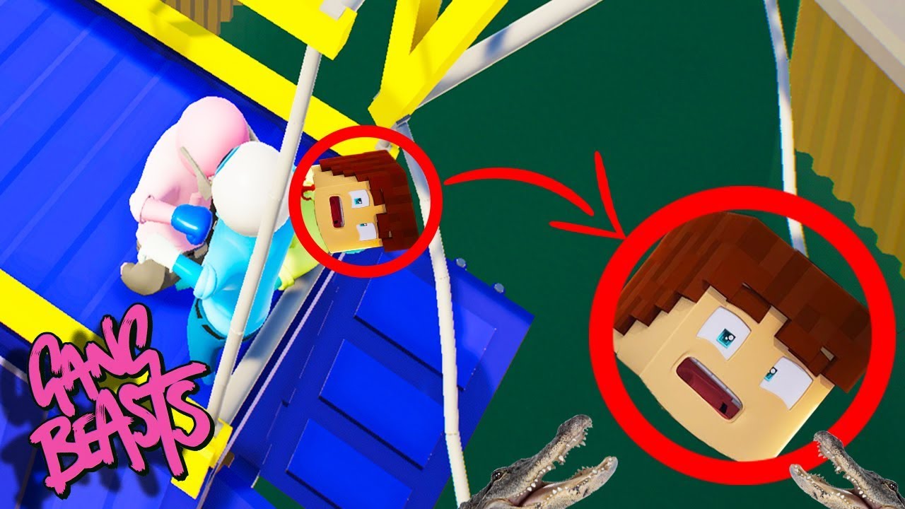 SCUBA STEVE IS THE NEW KING OF GANG BEASTS - GANG BEASTS w/ Little Kelly