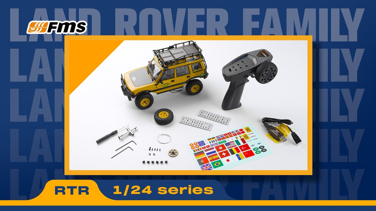 📦 Unboxing excitement with the FMS 1:24 FCX24M Land Rover Family! 🚗