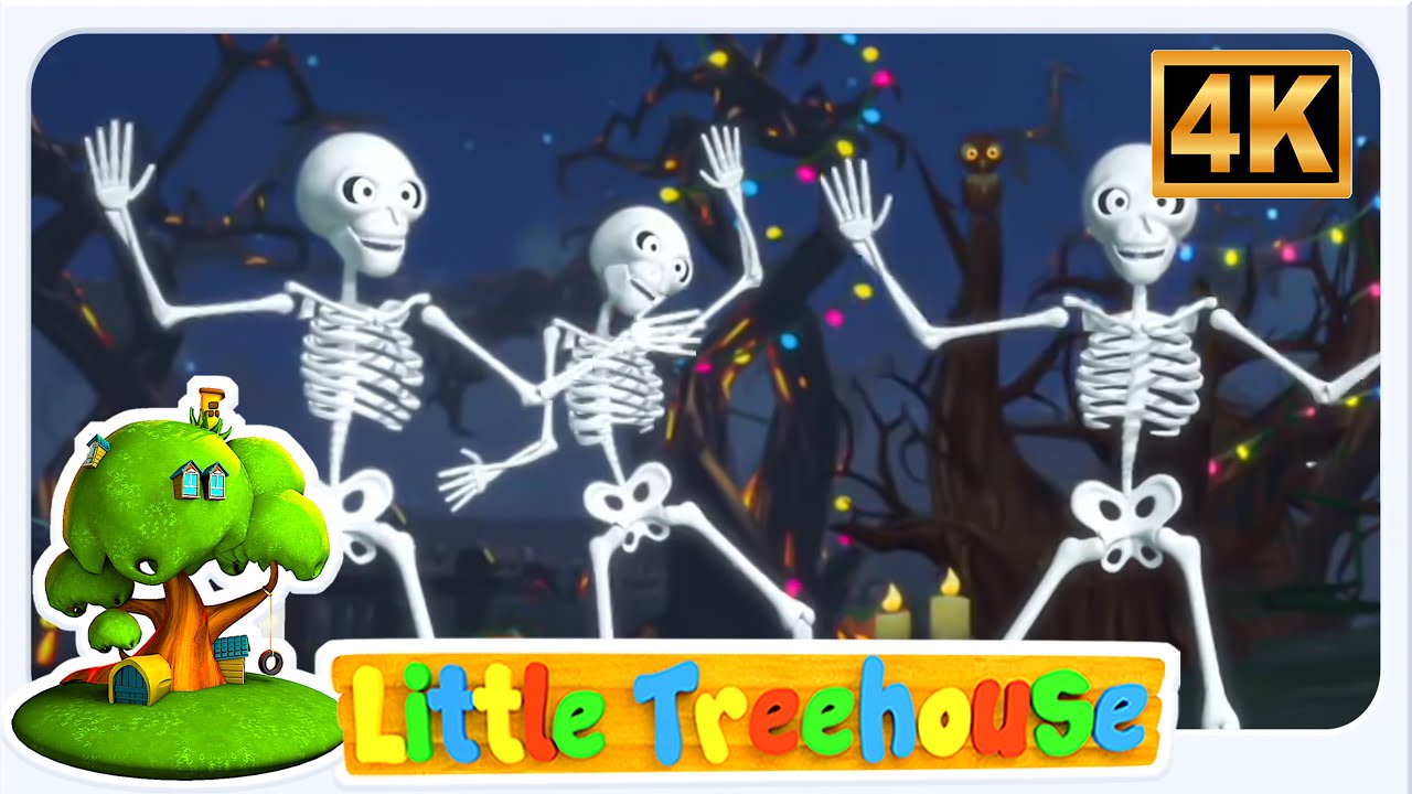 Cinque Piccoli Scheletri Canzone e Di Piu Video di Halloween per Bambini