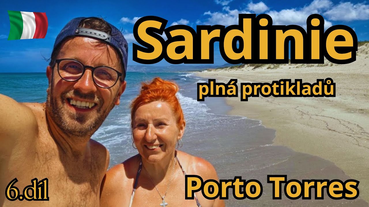 SARDINIE 🇮🇹 - plná protikladů  (6.epizoda) Porto Torres #sardinie#italie#travel#vlog#Porto Torres