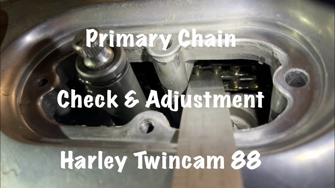 Primary Chain Adjustment on Harley Twincam 88