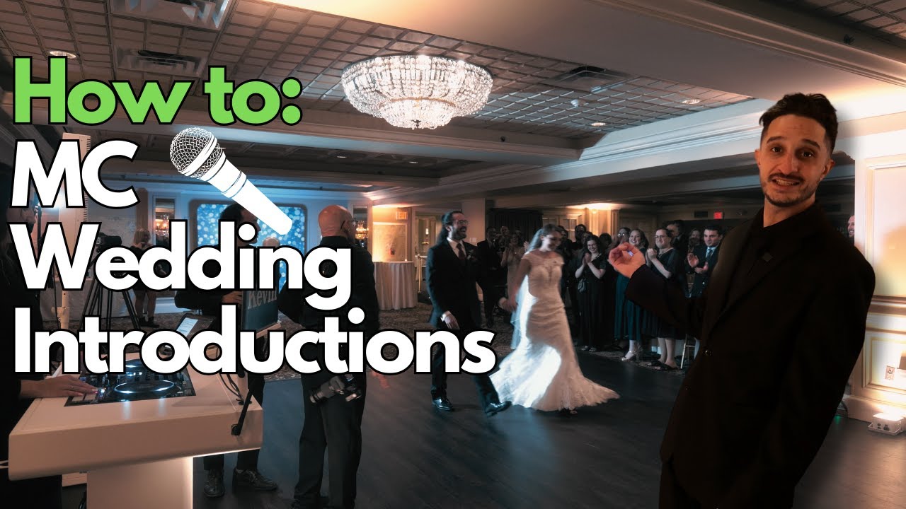How to MC a Wedding Reception 2024 (Walkthrough of a Wedding Introduction, Including Line Up)