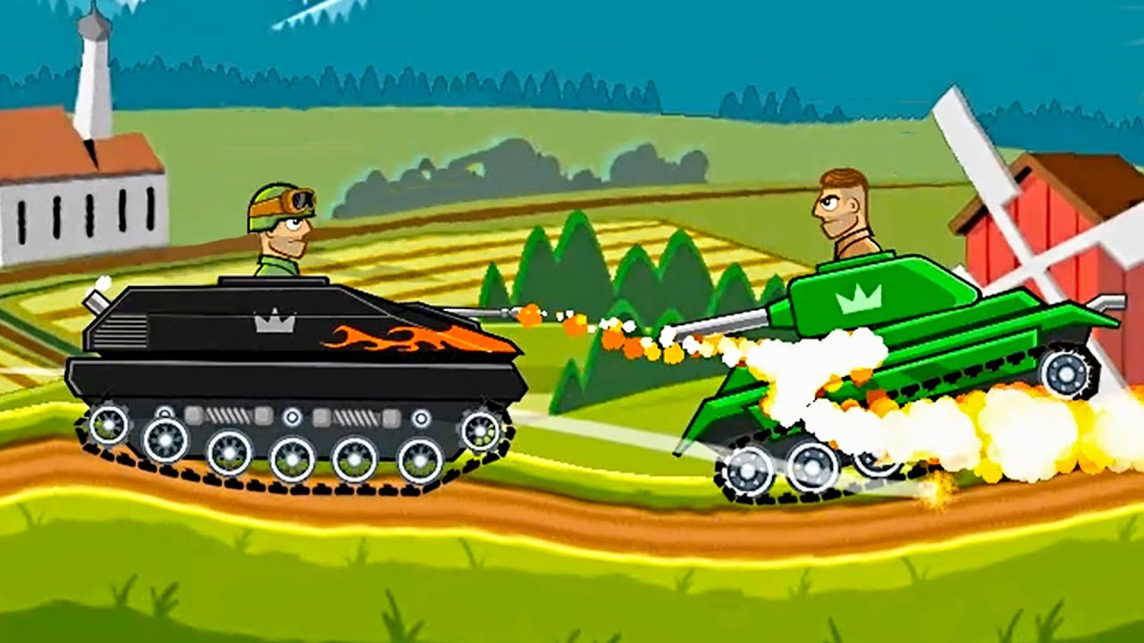 PHOENIX TANK BOSS RUSH 2 VS 2 Hills of Steel Tanks on fire | Android GamePlay
