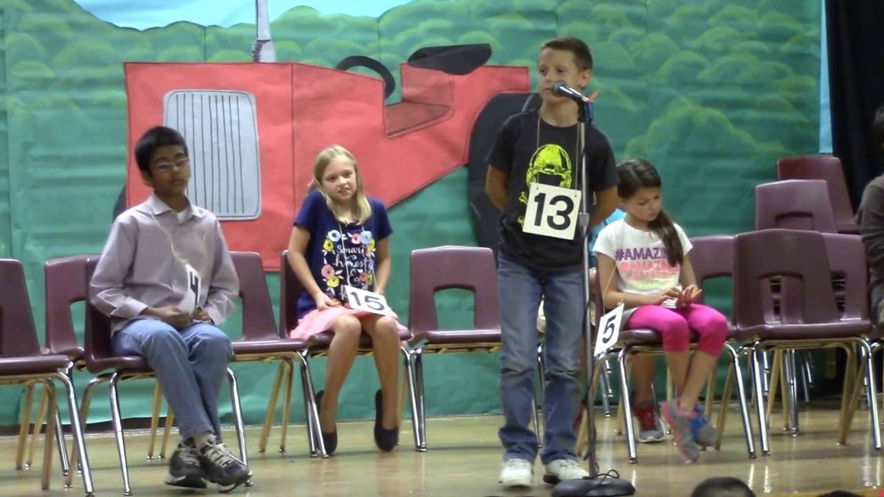 Spring Garden Elementary School Spelling Bee November 17,2016 (Part 2)