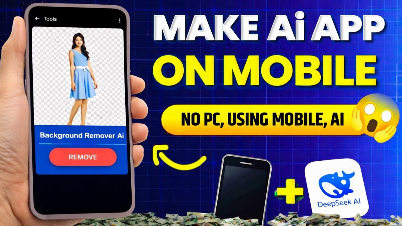 Create Background Remover AI Tool | Make AI App On Mobile | No PC Only Mobile | Earn Money Online