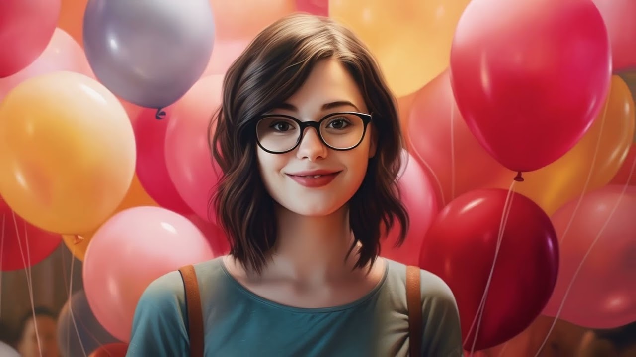 Balloon ASMR Squeaking Drawing Rubbing Popping Noises Tingles 4K