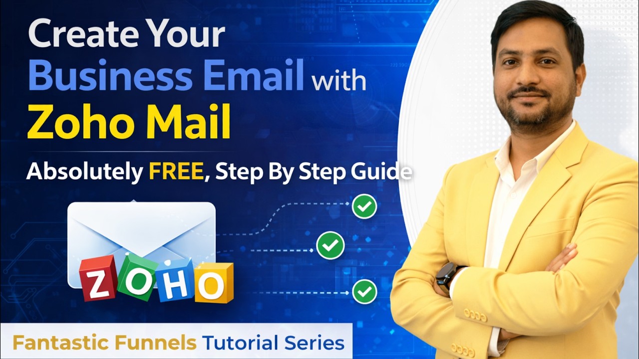 ow to create a business email using Zoho Mail — absolutely FREE | step by step tutorial #zoho