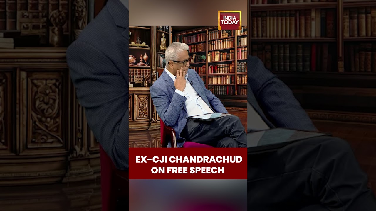 Ex-Chief Justice of India DY Chandrachud speaks on free speech | #shorts #dychandrachud #freespeech