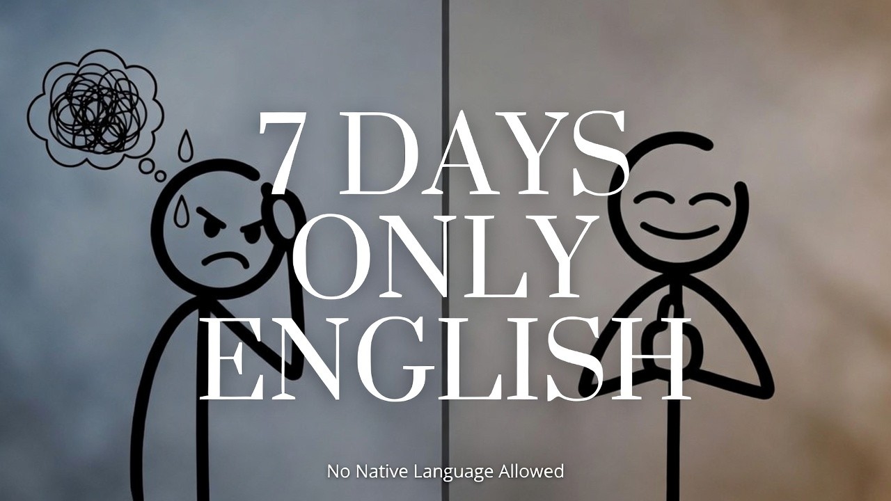 7 Days Speaking ONLY English – No Native Language Allowed (Real Results)