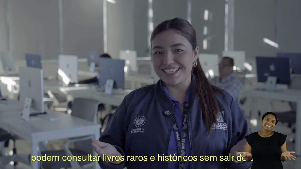 LIBRAS_Intercâmbio Cultural 2024 El Salvador  BINAES Biblioteca Nacional de El Salvador