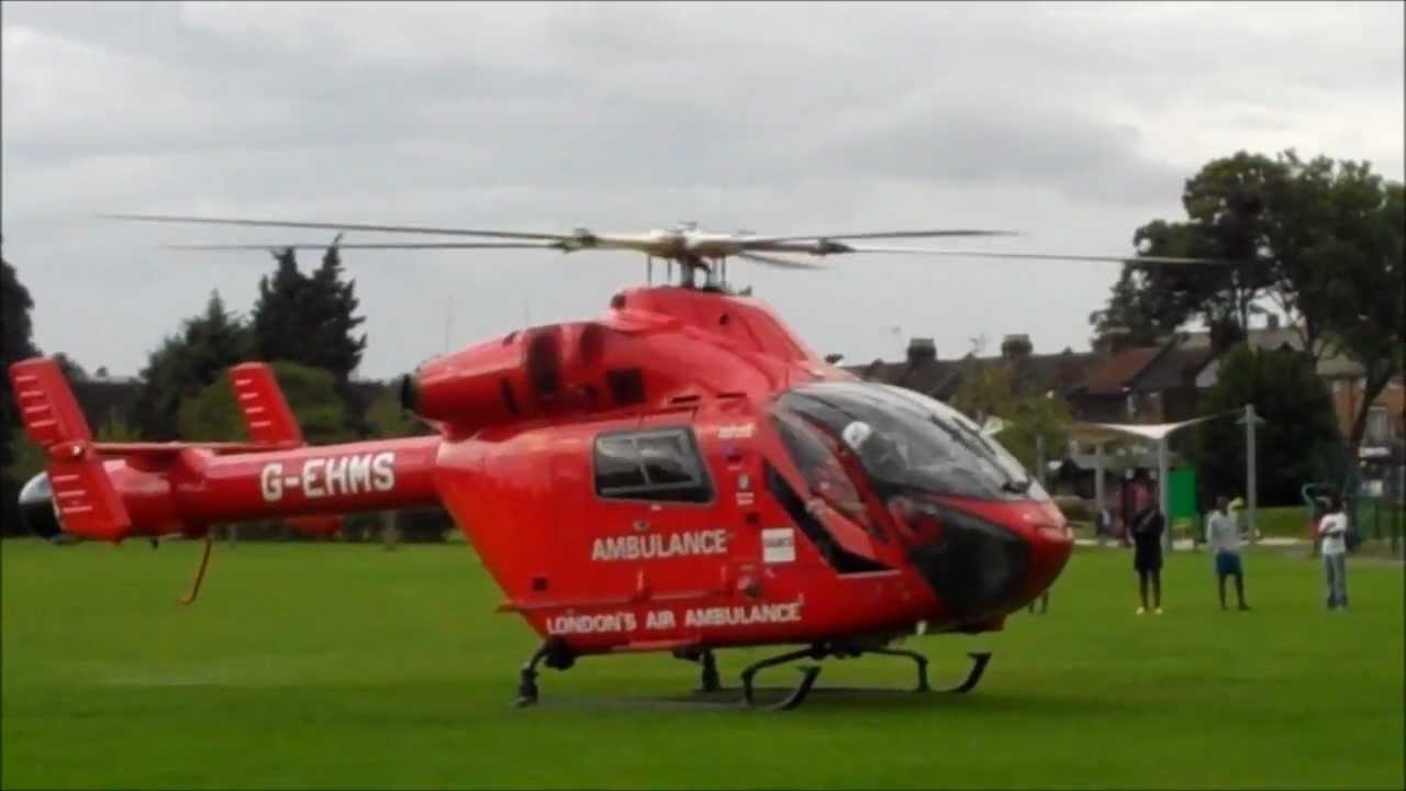 London's Air Ambulance - Helicopter Take off
