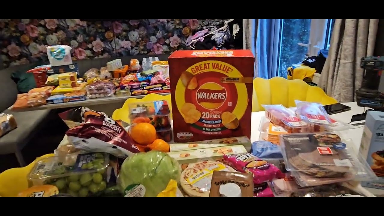 Asda Home delivery | £155s worth of groceries | Mum to 12