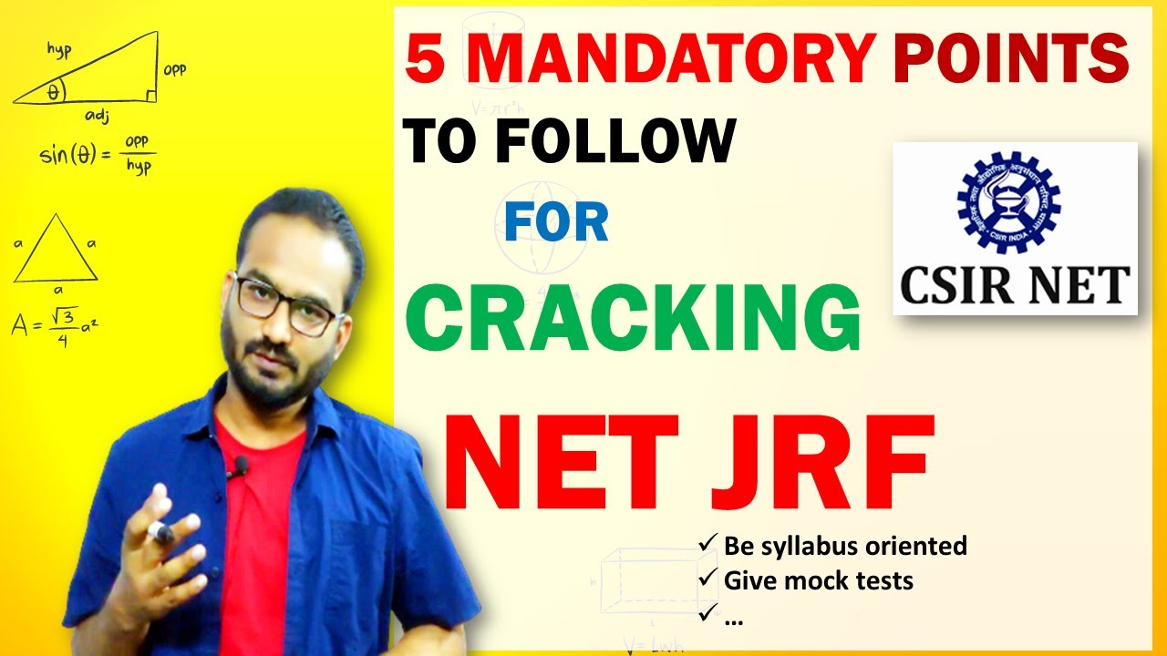 How to Crack CSIR NET-JRF