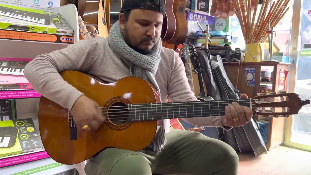 Guitar review || Yamaha C-40 Guitar || Nepal Music Gallery || Best Place To Buy Guitar In Nepal