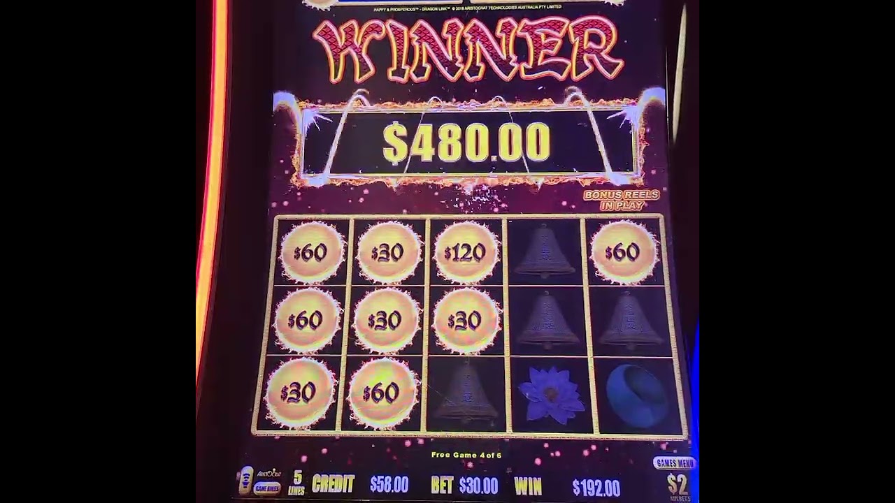 DRAGON LINK Major Jackpot $30 Bet Golden Nugget Vegas