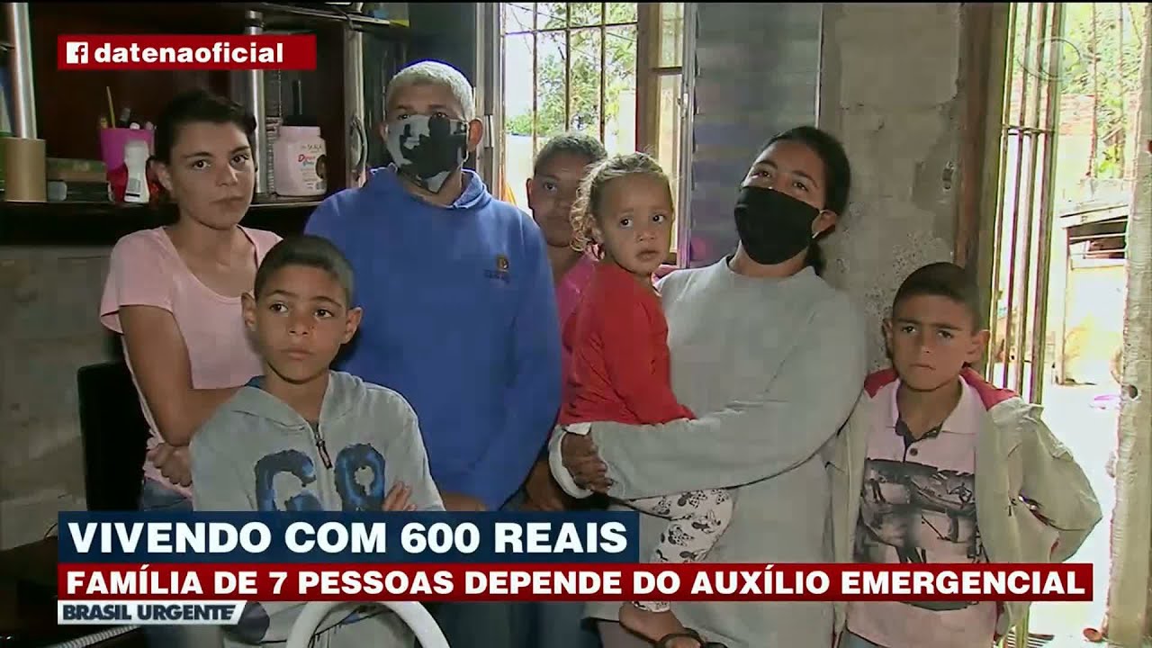 FOME NA PANDEMIA: FAMÍLIA DE 7 PESSOAS DEPENDE DO AUXÍLIO EMERGENCIAL | BRASIL URGENTE