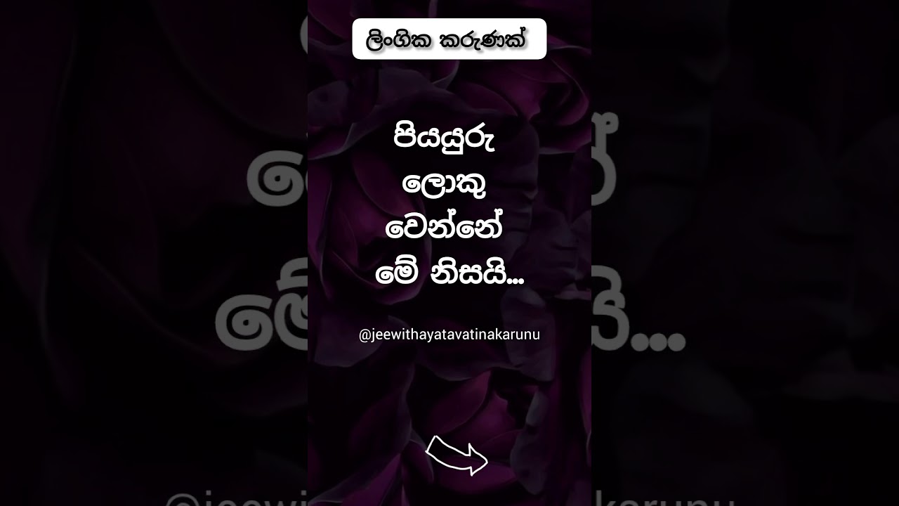 ඔයගෙත් ලොකු ද 😍💗 #quotes #education #psychology