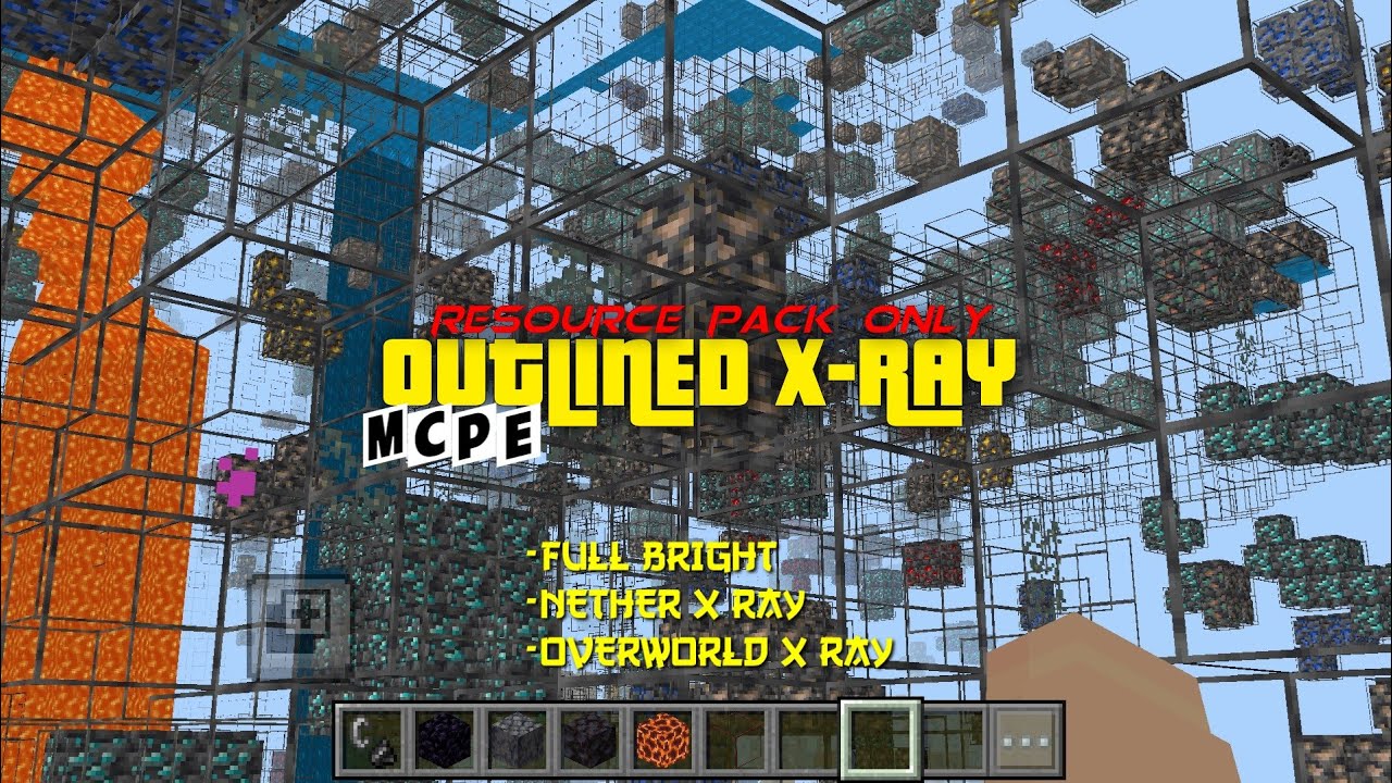 X-RAY OUTLINE FOR MCPE 1.21+ [WORK ON SERVER]