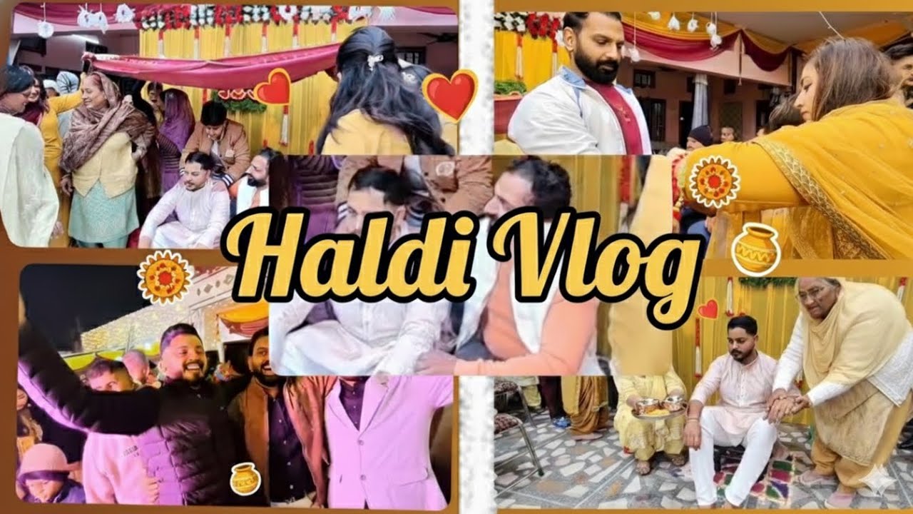 Haldi And Jaago Vlog 🎊🔥 