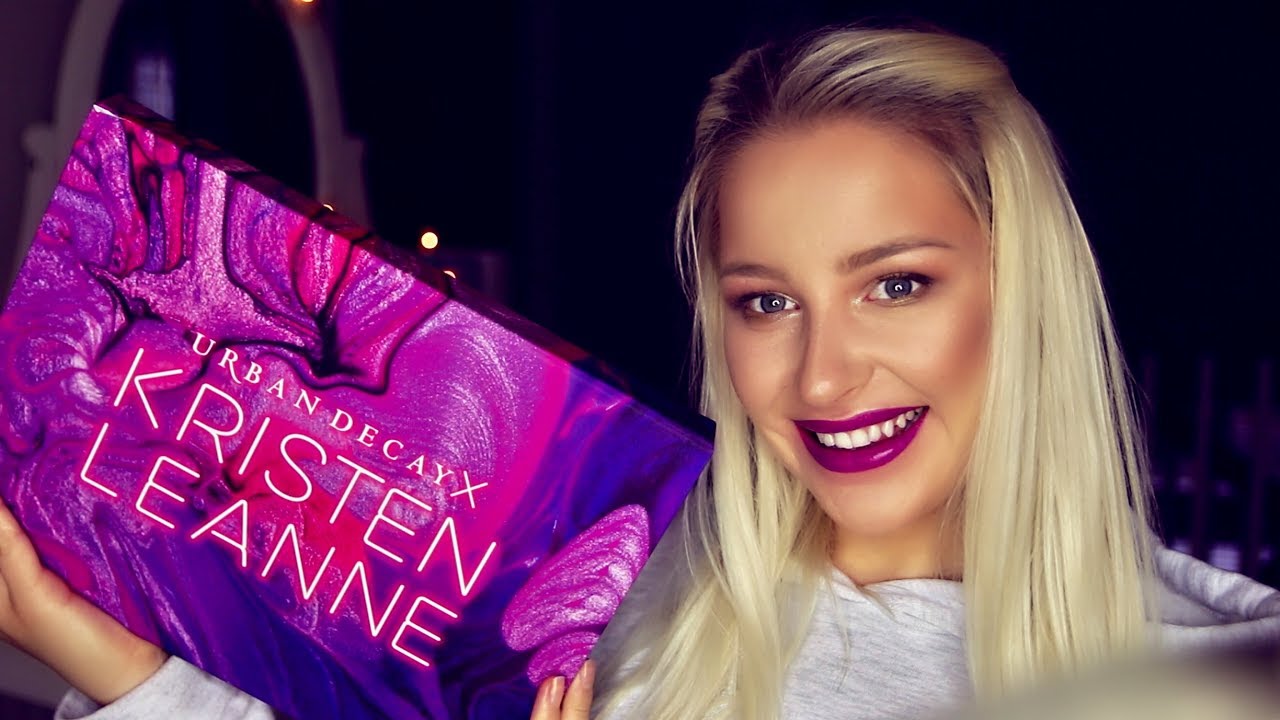 HONEST IN DEPTH REVIEW & DEMO of KRISTEN LEANNE X URBAN DECAY collection | chatty tutorial