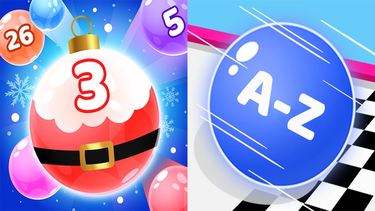 Marble Run 3D VS AZ Run Android iOS Gameplay (Level 36-40)
