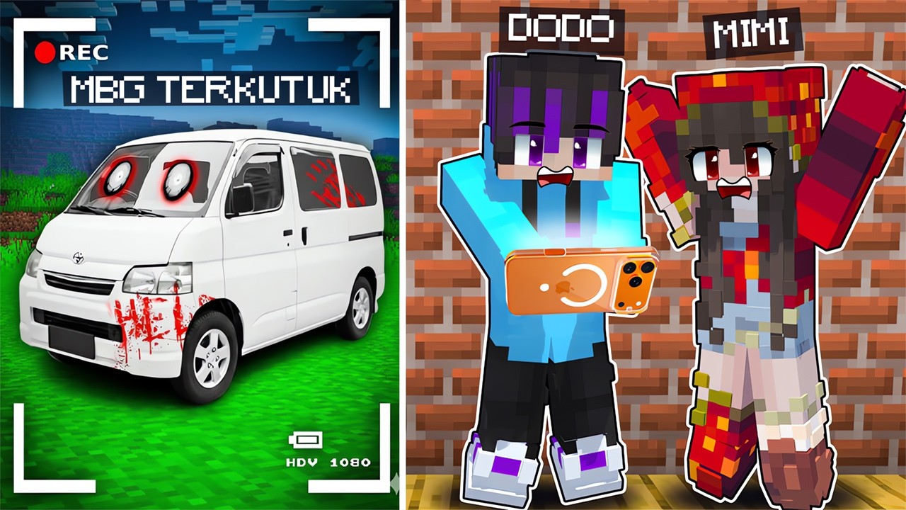 DODO & MIMI MELIHAT MOBIL MBG TERKUTUK DI MINECRAFT… 😱🚗