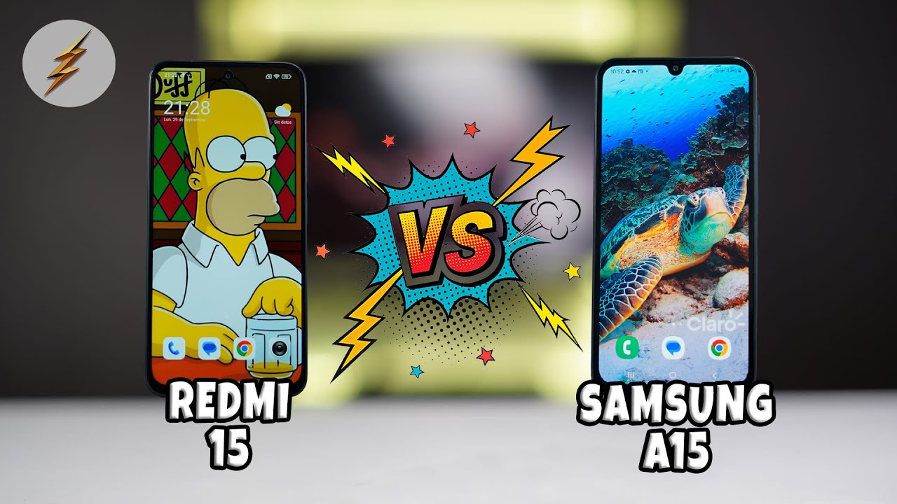 Redmi 15 VS Samsung A15 | ¿Cuál es el Mejor? Comparativa Completa | Top Pulso
