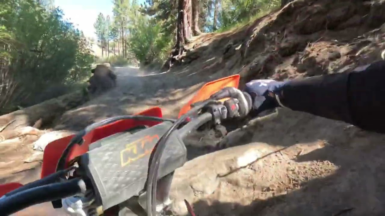 Riding my 2024 KTM 450xcf-w in the Mountains of California