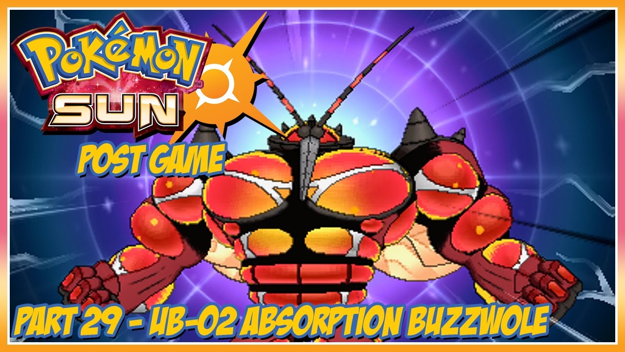 Pok̩mon Sun Walkthrough - Part 29: UB-02 Absorption Buzzwole (post game)