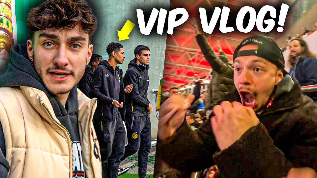 VIP STADION VLOG bei RB LEIPZIG vs DORTMUND!! *Eskalation*