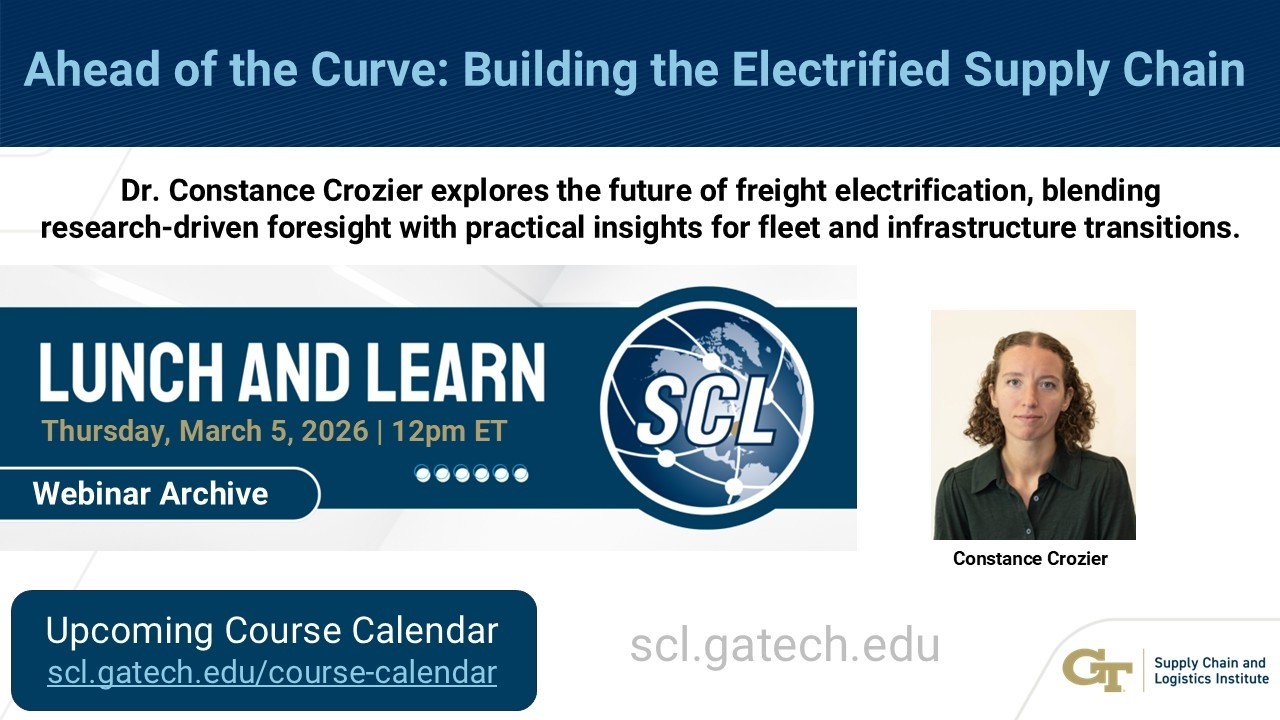 Building the Electrified Supply Chain