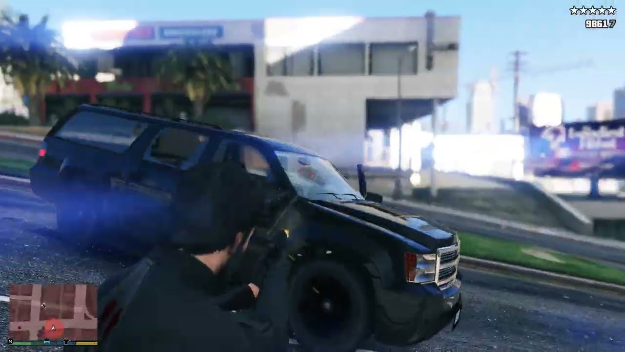 GTA V Michael's Merryweather And Cops Shootout + Five Star Escaped(VE:DGA 3.1.1)
