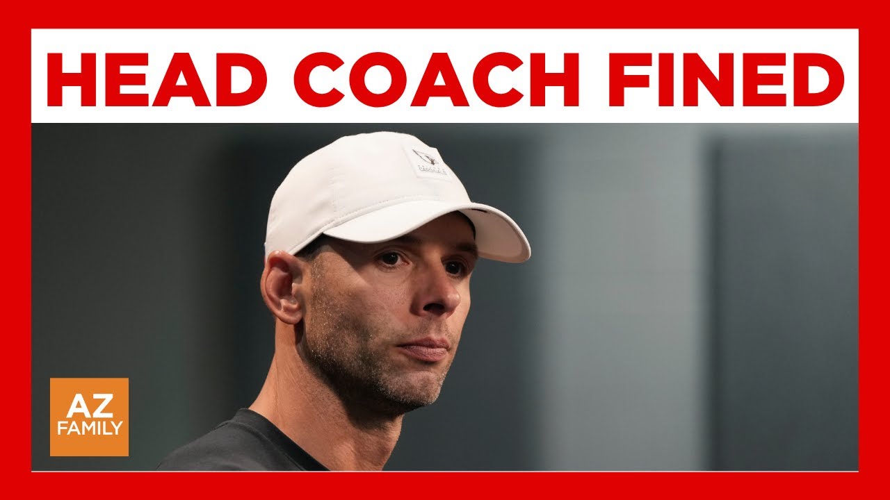 Arizona Cardinals head coach fined for sideline altercation