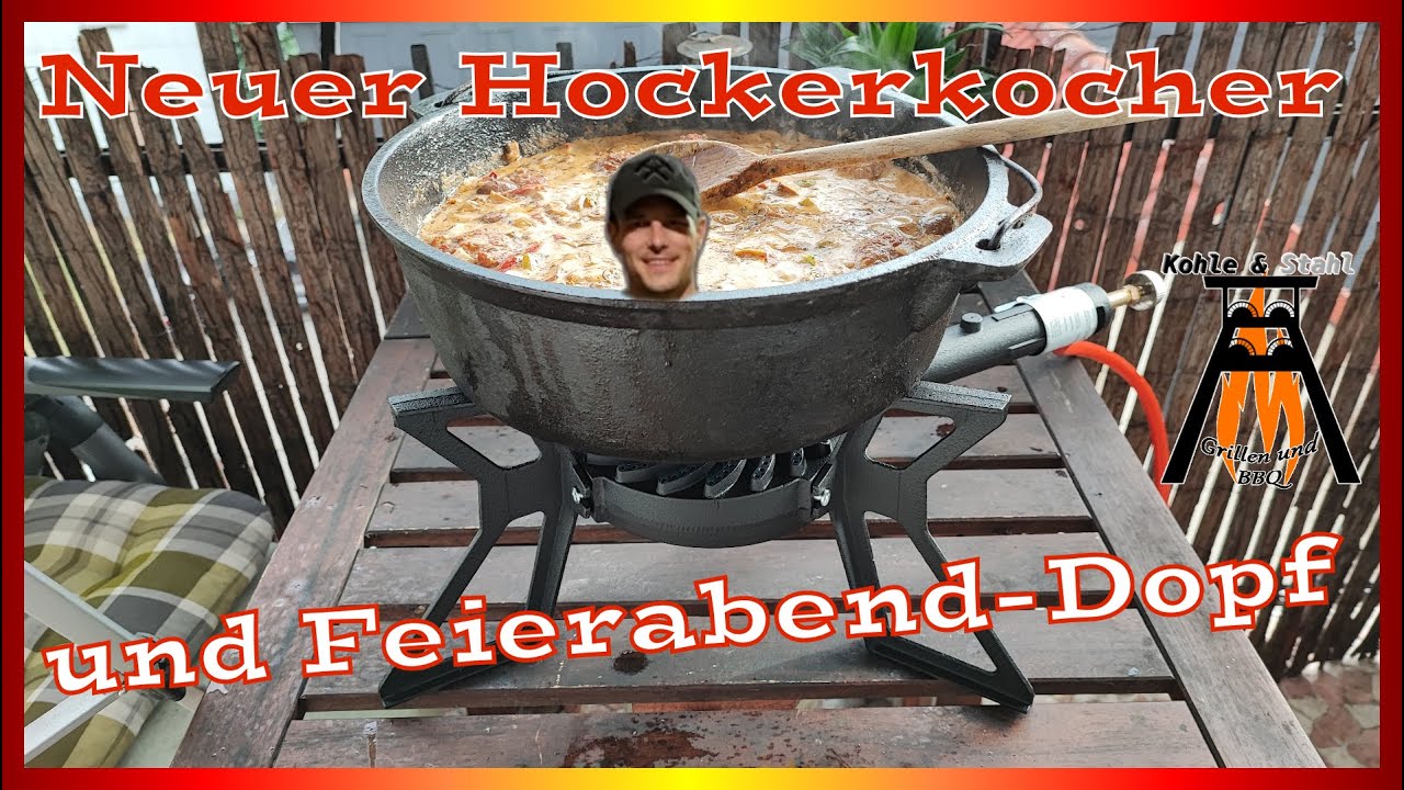 Neuer Hockerkocher und Feierabend-Dopf - K&S #unboxing #bbq #dutchoven