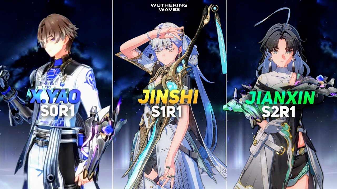 JINSHI, CHANGLI YAO, DPS JIANXIN || Tower of Adversity || Wuthering Waves MOBILE