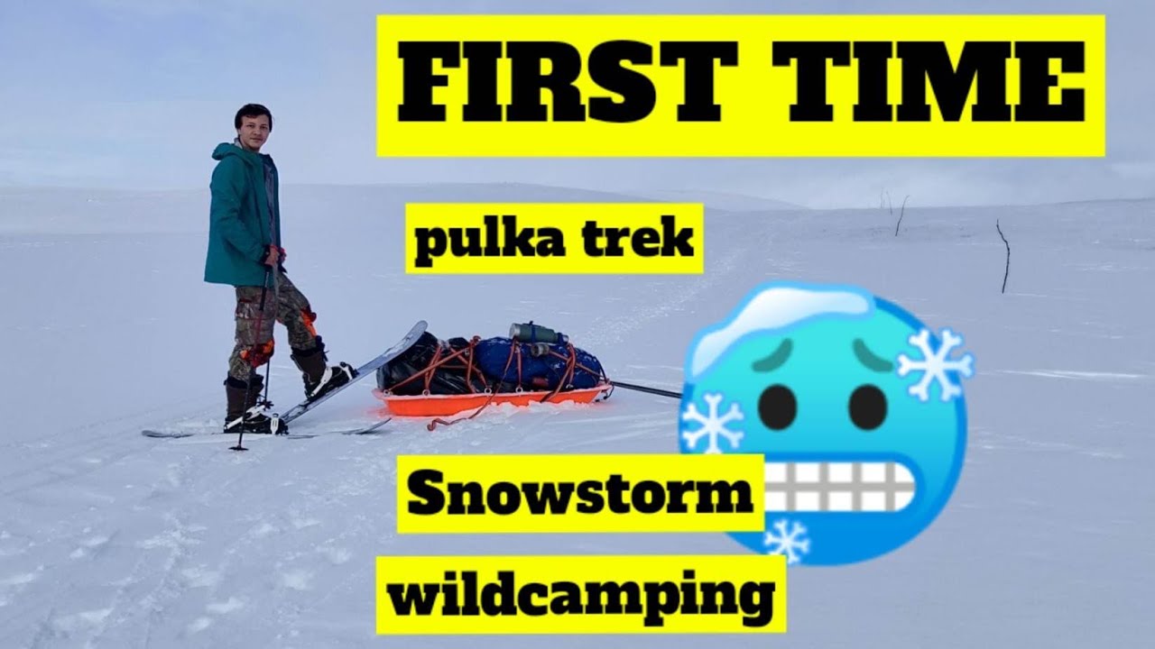 Arctic Norway pulka trek (WILDCAMPING IN -30&deg;C)