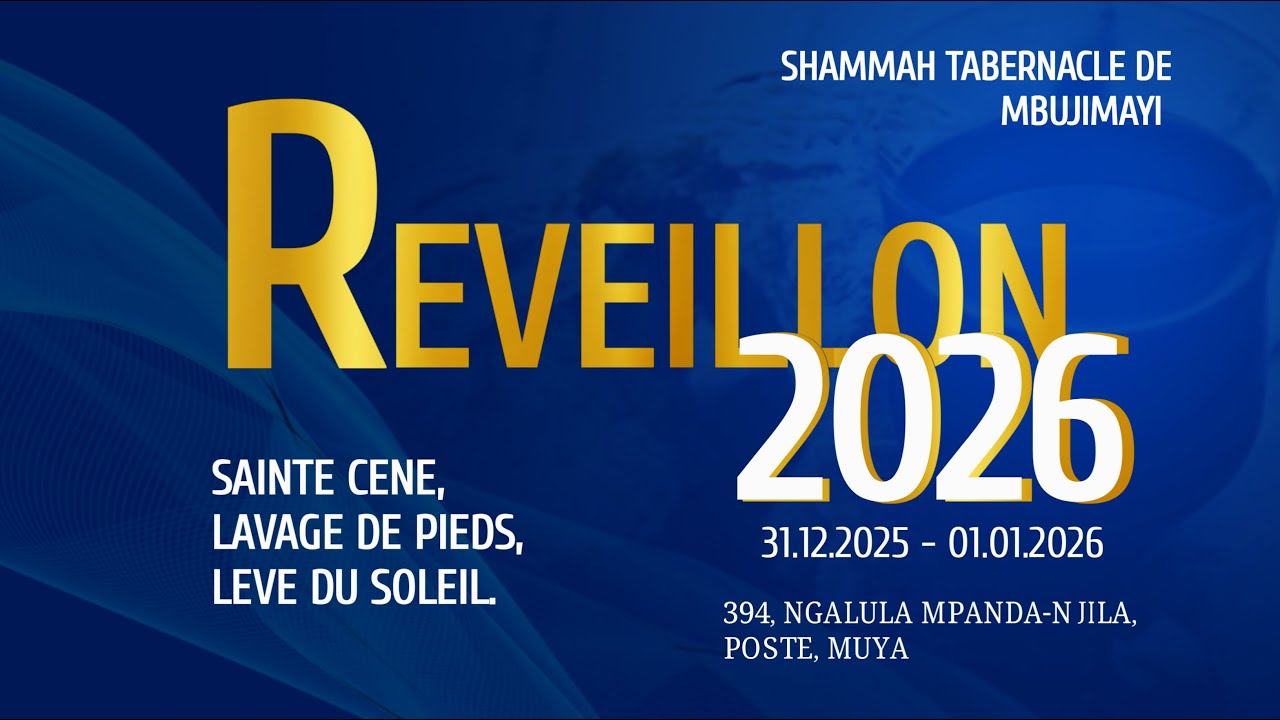 REVEILLON 2026, LA PRISE DE LA SAINTE CENE ET LE LAVAGE DE PIEDS.