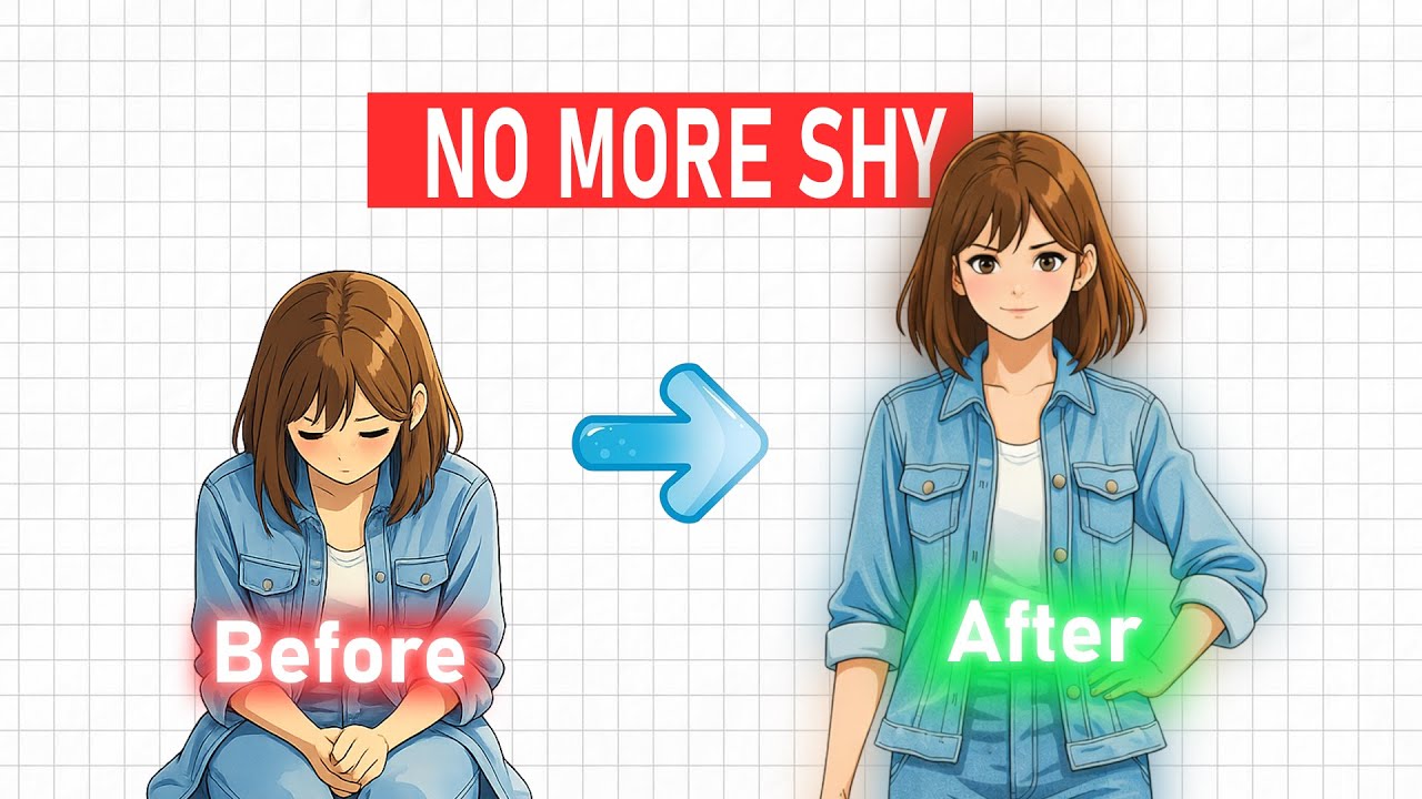 How to stop being shy & tips to be more confident