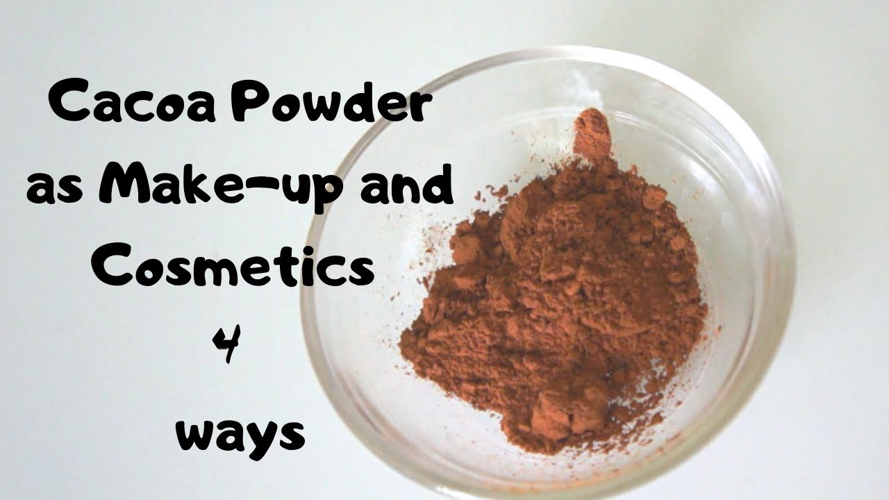 Cacoa Powder as Make-Up and Cosmetics/ Zero Waste Make-up/ Face Mask/ Brow Filler/ Contour