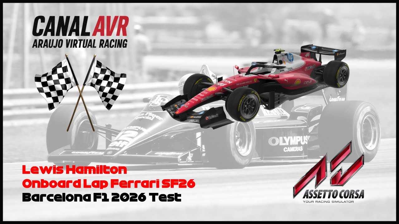 Canal AVR: Lewis Hamilton - Ferrari SF 26 Barcelona Test