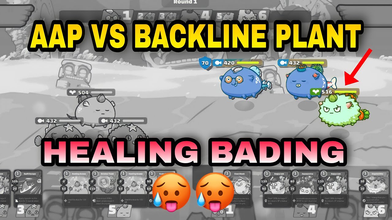 HOW TO WIN AGAINST BACKLINE HEALING PLANT👌🏻| AAP VS BACKLINE PLANT | AXIE INFINITY