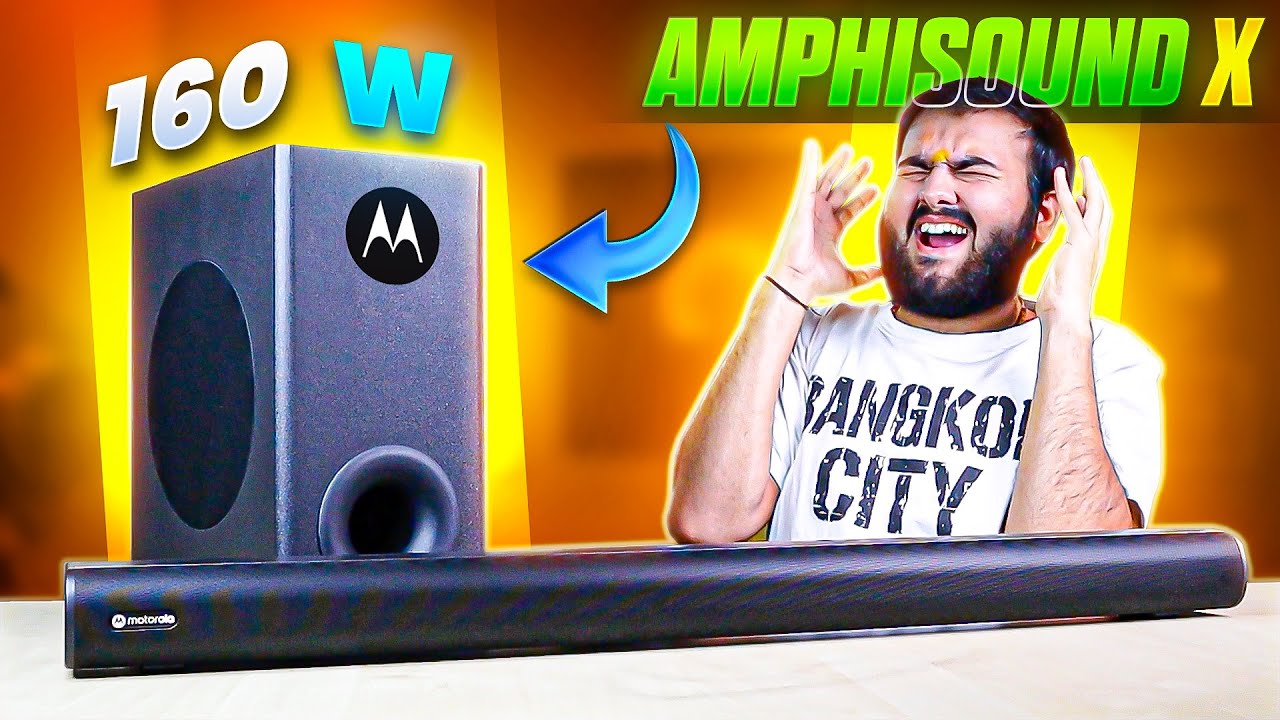 Best 160W Soundbar EVER😍 just ₹6000/- Motorola AmphisoundX