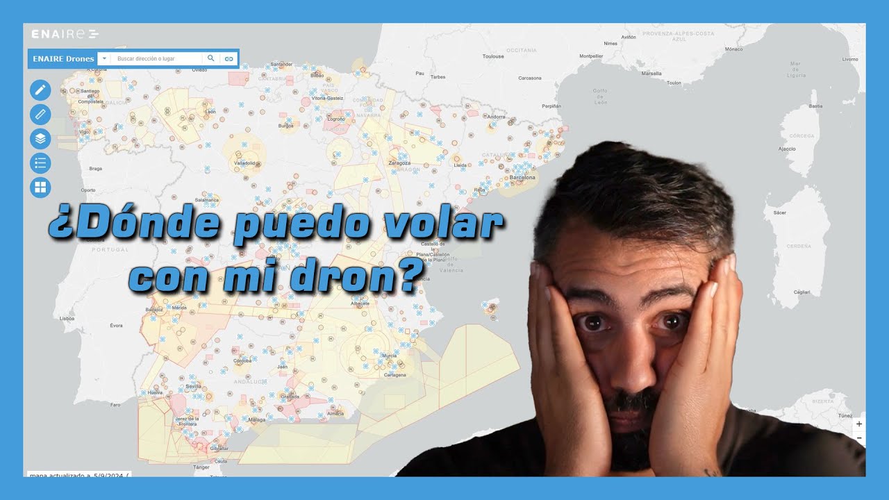 🚁 PLANIFICA TUS VUELOS DE DRON SIN PROBLEMAS 🌍 | Cómo Usar el Mapa ENAIRE Drones 🗺️