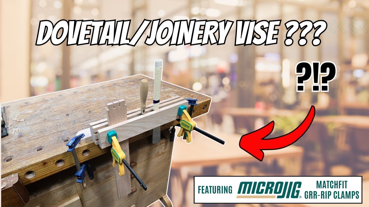 This Dovetail Vise Shouldn't Work… But It’s GENIUS!  Thanks to Microjig Matchfit GRR-Rip Clamps
